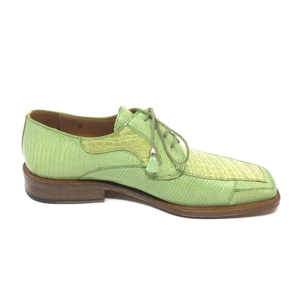NEW David Eden Oxfords Shoe Size 9 Green Crocodile main image 7